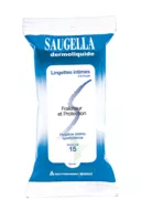 Saugella Lingette Dermoliquide Hygiène Intime Paquet/15 à JOINVILLE-LE-PONT